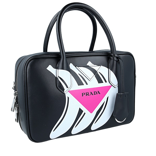 PRADA ＊ bag Black Prada Arqué small leather shoulder bag | PRADA - Turkey
