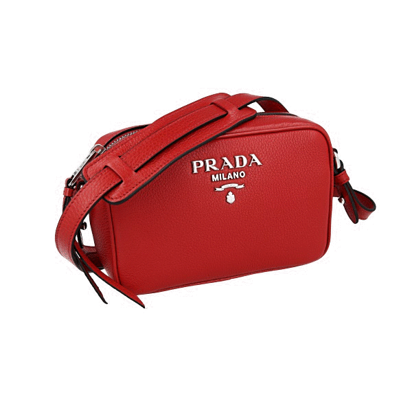 LUXURY PRADA MINI BAG HANDBAG 1BH096 RED LEATHER NEW | eBay