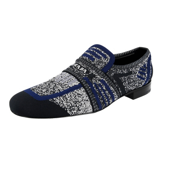 Prada knit loafers sale