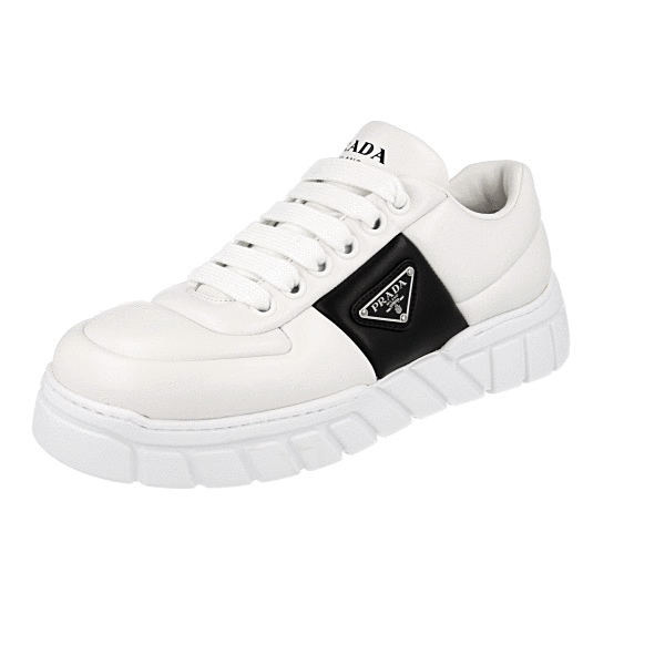 PRADA｜SNEAKERS (2EE386 2DL8 F0632) Prada Men's Leather Padded Nappa Platform Chunky Sneaker