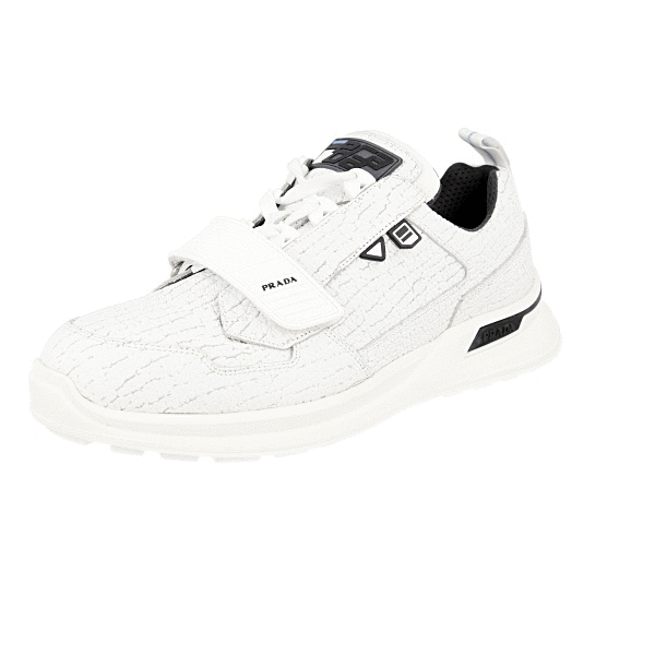 prada mechano white