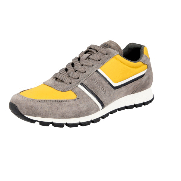 prada sneakers yellow