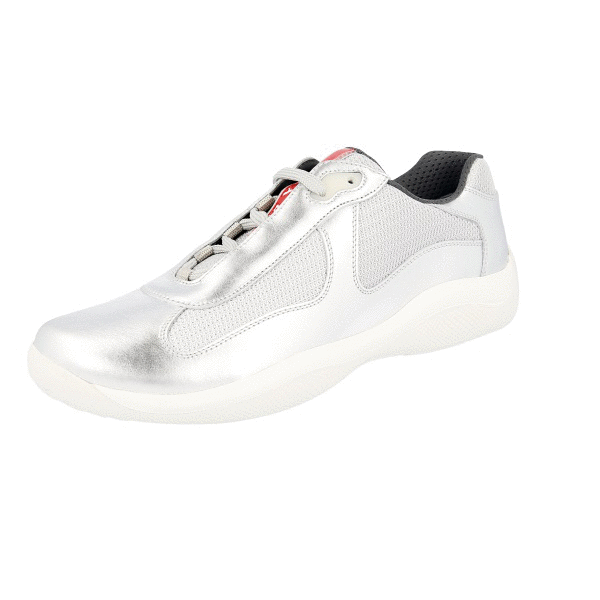 scarpe prada argento