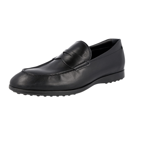 TODS Mens Classic Dress/Luxury/Formal Black‎ Leather Penny Loafers EU40/US7.5 TOD main image 2