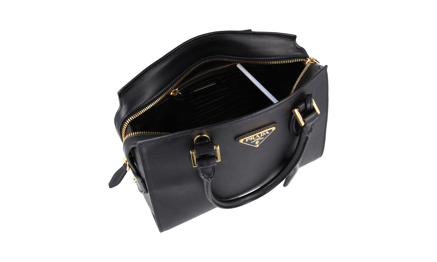 LUXURY PRADA SAFFIANO SHOULDER BAG HANDBAG 1BA164 BLACK LUXURY PRADA SAFFIANO SHOULDER BAG HANDBAG 1BA164 BLACK
