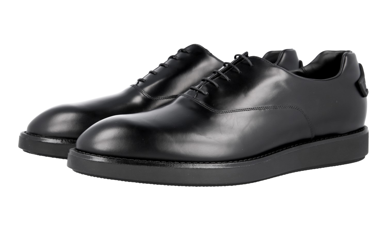 Prada Men Platform Brogue US9.5 UK8.5 Black Leather Wingtip