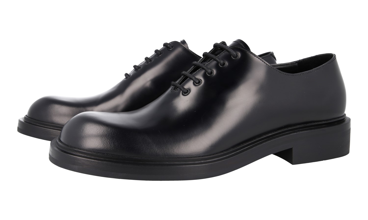 ローファー・オックスフォード PRADA Women Laced up Shoes 1D985NFD040 055 F0002 NERO BLACK Prada Black lace-up with strap | TheDoubleF
