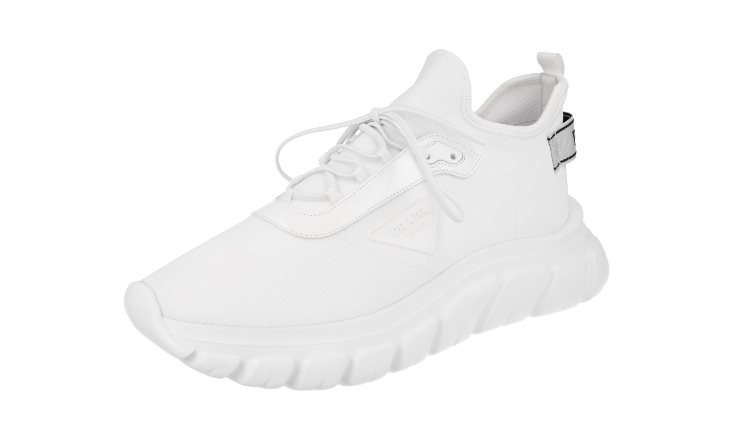 PRADA CHUNKY SOLE NEW SOCK SNEAKERS SHOES 2EE370 WHITE NEW
