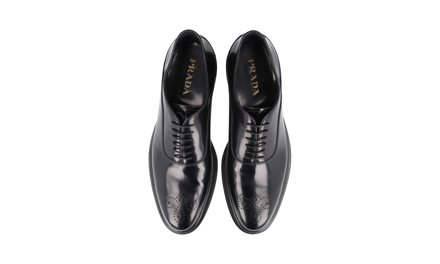 Prada archive enamel leather shoes