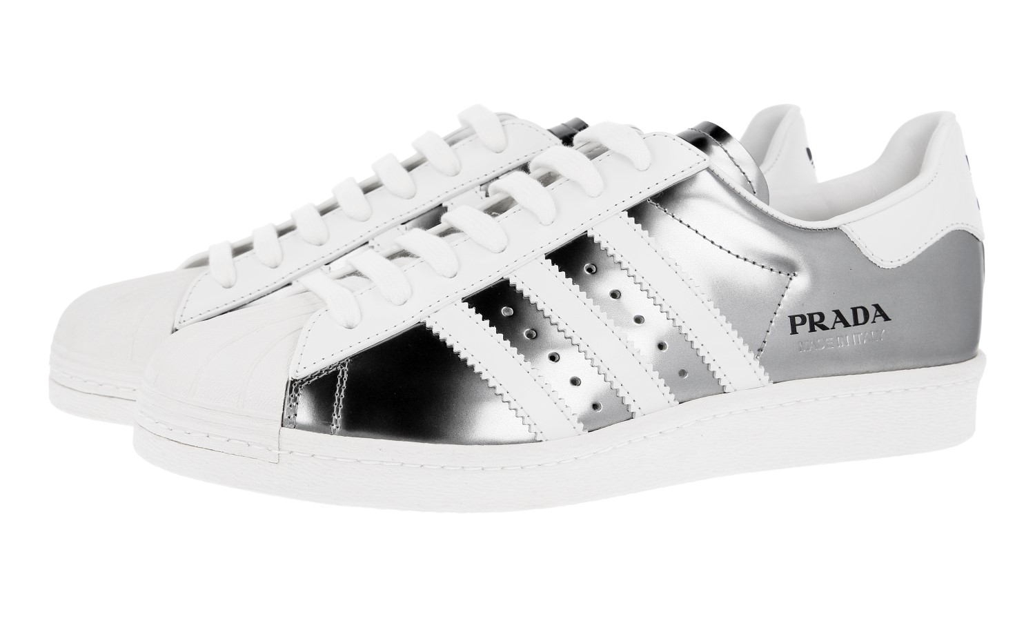 Prada x adidas Superstar Core Black Clack FW6679 Men's Size
