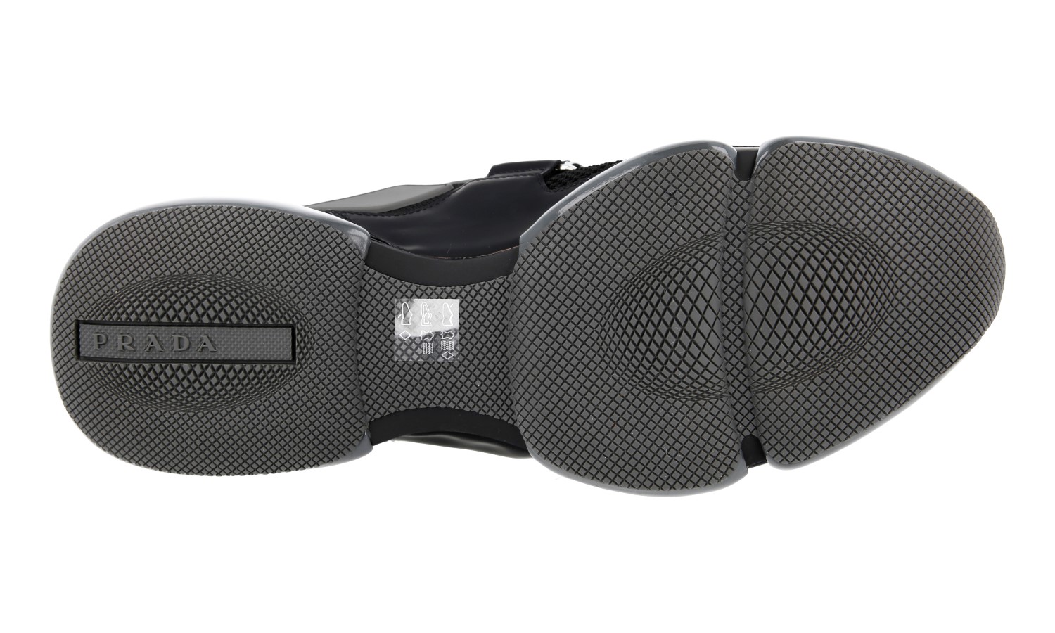 LUXURY PRADA CLOUDBUST SNEAKERS SHOES 2OG064 BLACK GREY US LUXURY PRADA CLOUDBUST SNEAKERS SHOES 2OG064 BLACK GREY US