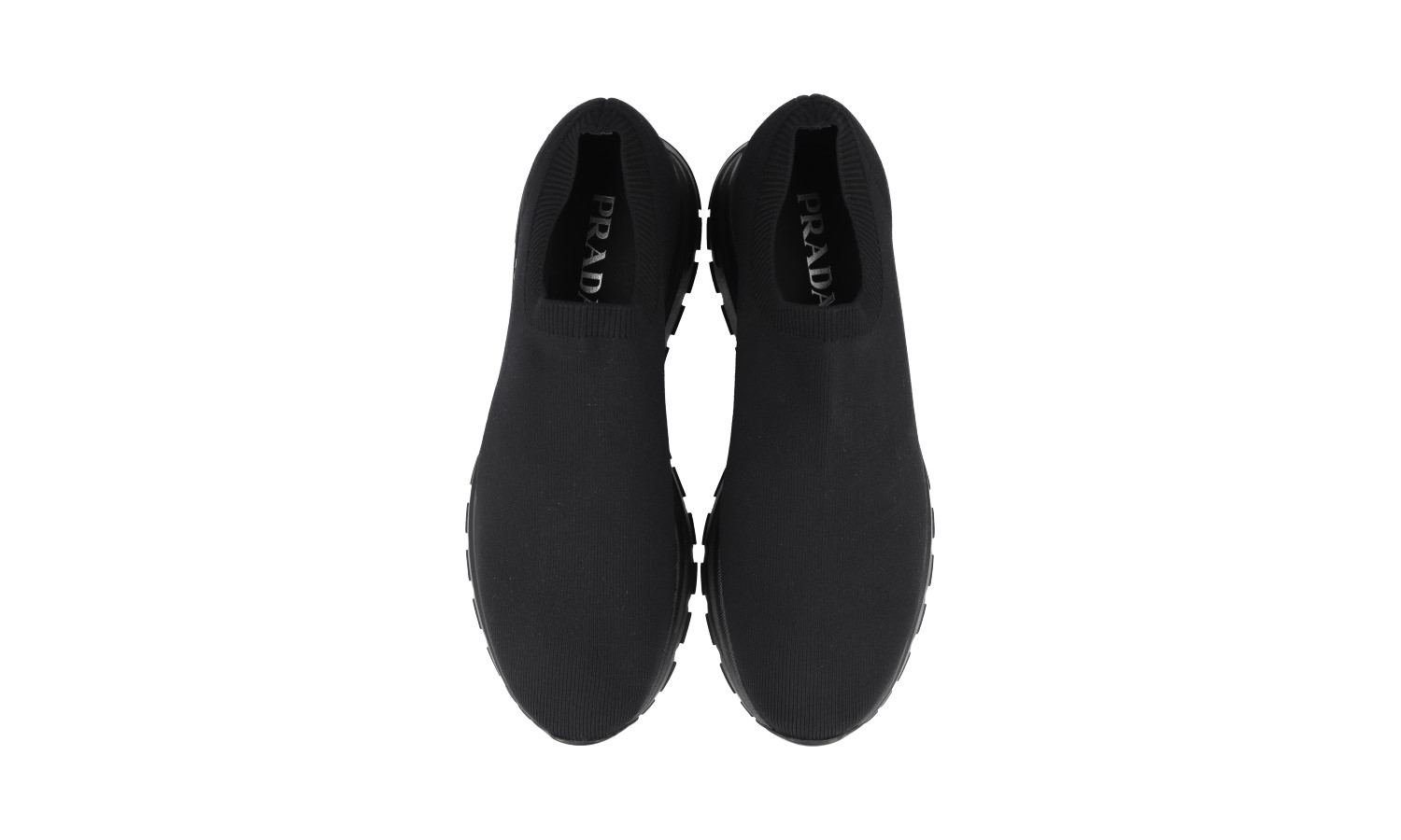 LUXURY PRADA PRAX01 SOCK SNEAKERS SHOES 2S2952 BLACK NEW US