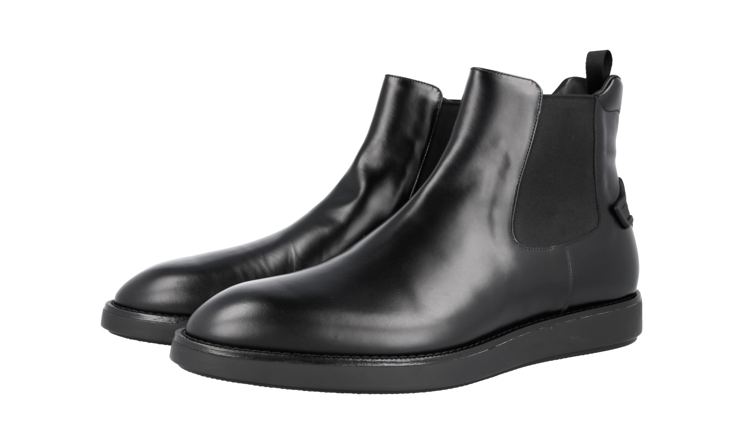 ブーツ Prada Leather Chelsea Boots Prada Leather Chelsea Boots | Black | FARFETCH