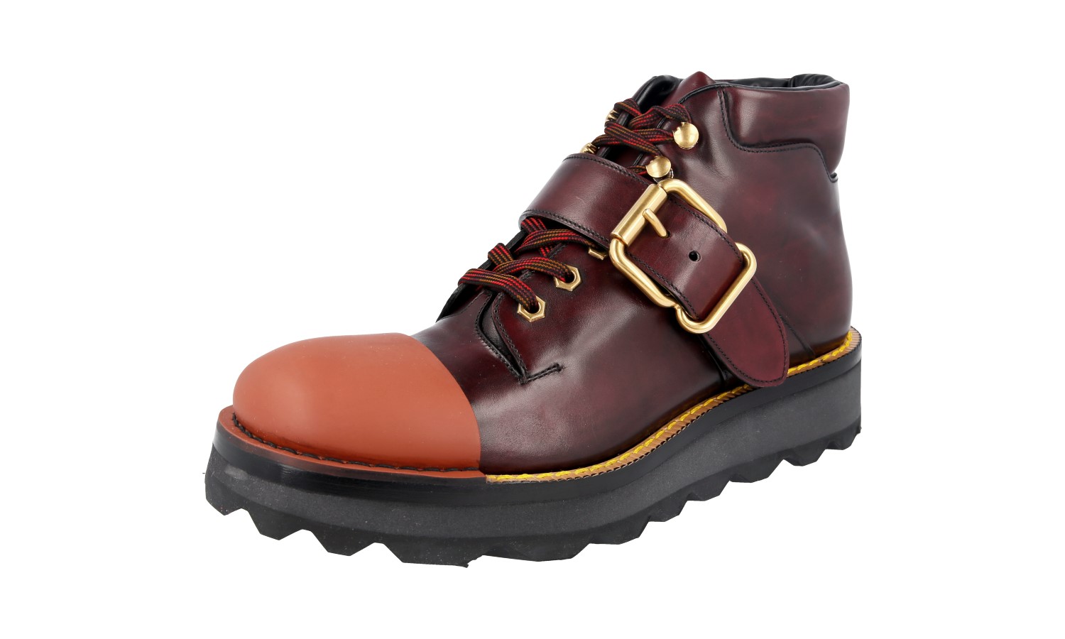 PRADA Leather Half-Boots - 2TG110 - Brown - NEW | eBay