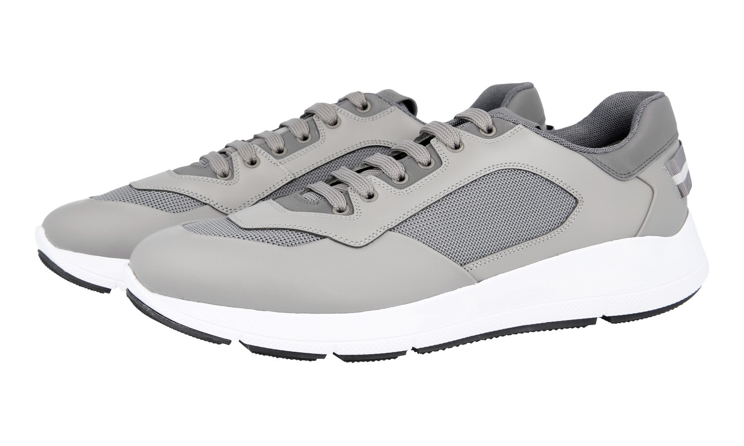 grey prada trainers