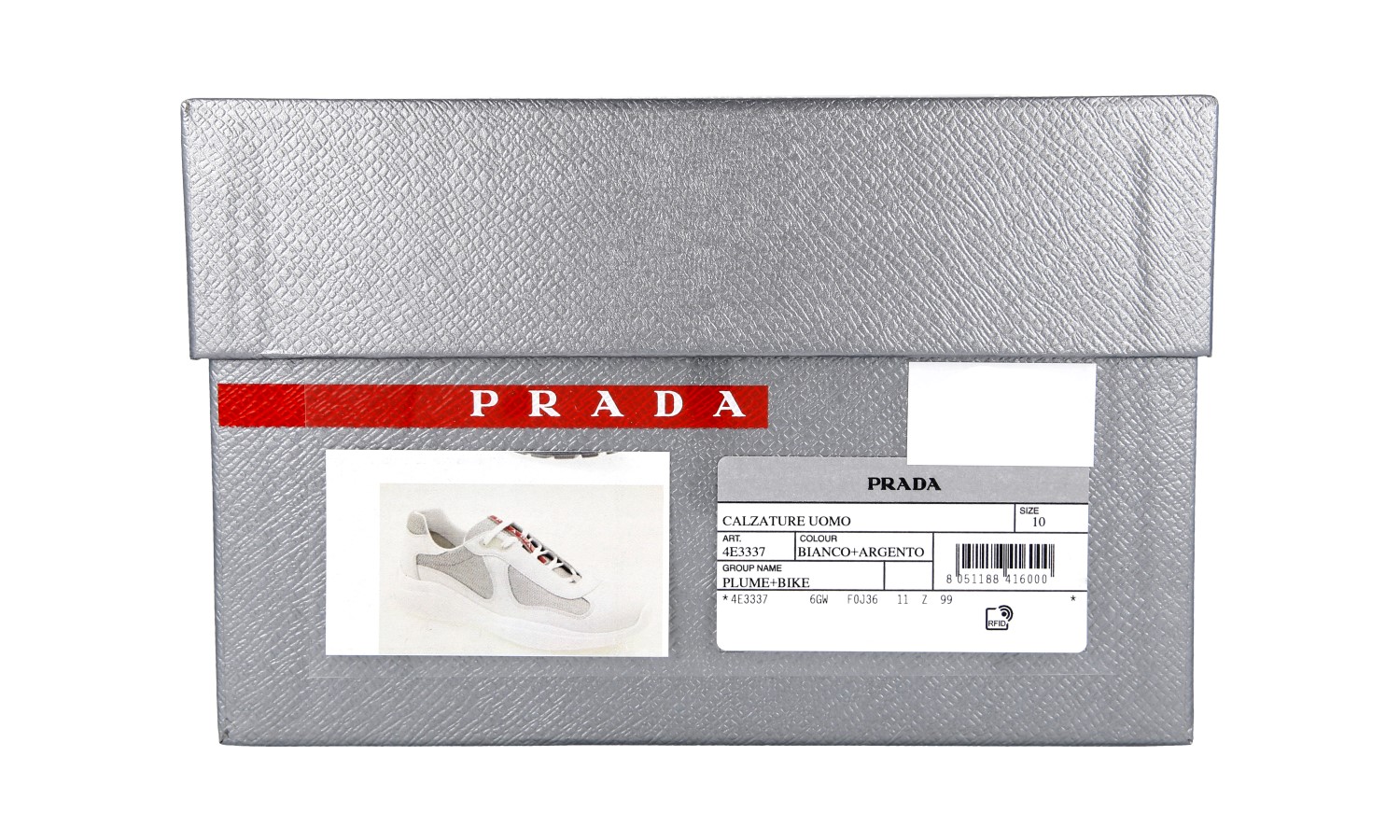 PRADA オルゴール 白色 PRADA オルゴール 白色 PRADA （新品・未使用品）プラダ スニーカー 靴
