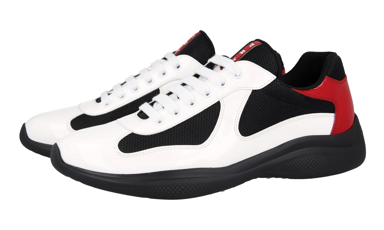 スニーカー PRADA 'New America's Cup' sneakers Prada Patent Leather and Technical Fabric Prada America's