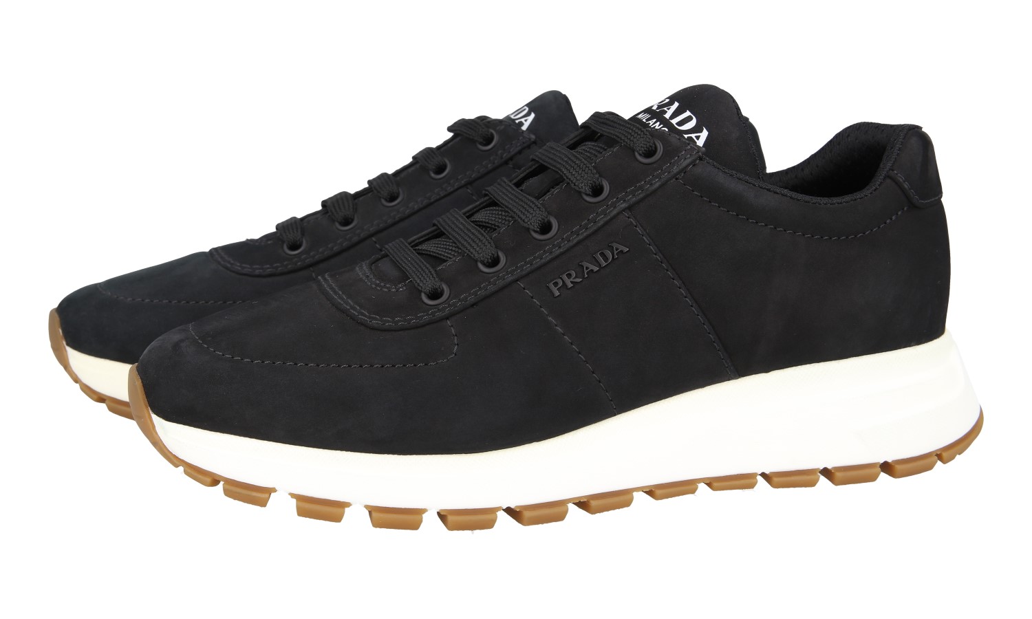 [PRADA] ナプラック スニーカー レディース / Naplak Sneakers Prada Naplak Sneakers | Black | FARFETCH GR