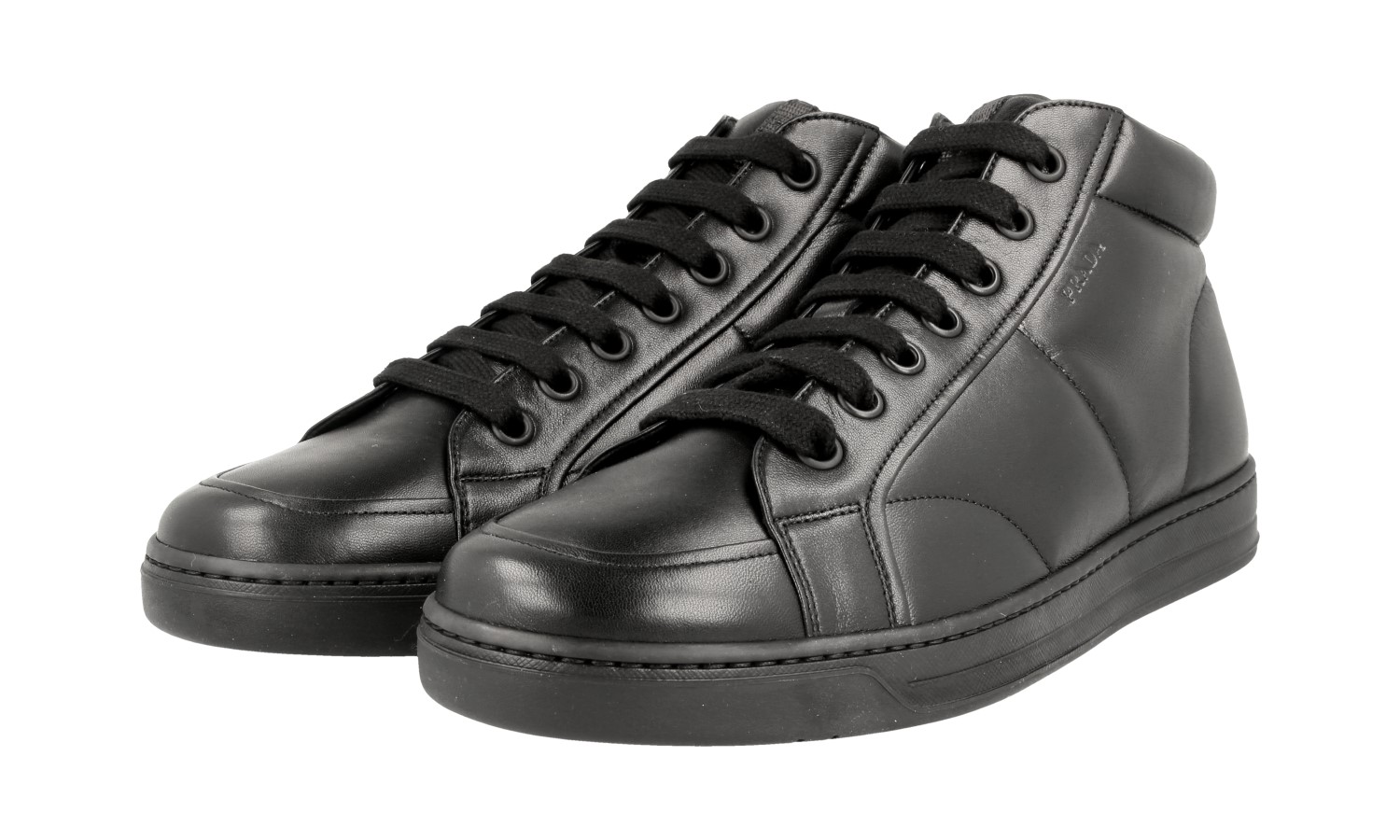 prada high heel sneakers