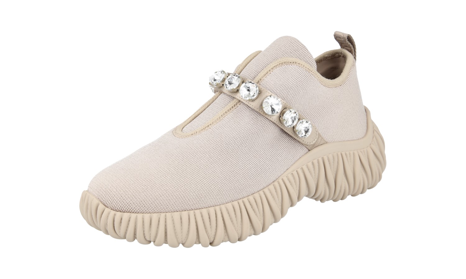 MIU MIU by PRADA Chunky Slip On Sneakers 5S376D Matelasse MIU MIU by PRADA Chunky Slip On Sneakers 5S376D Matelasse