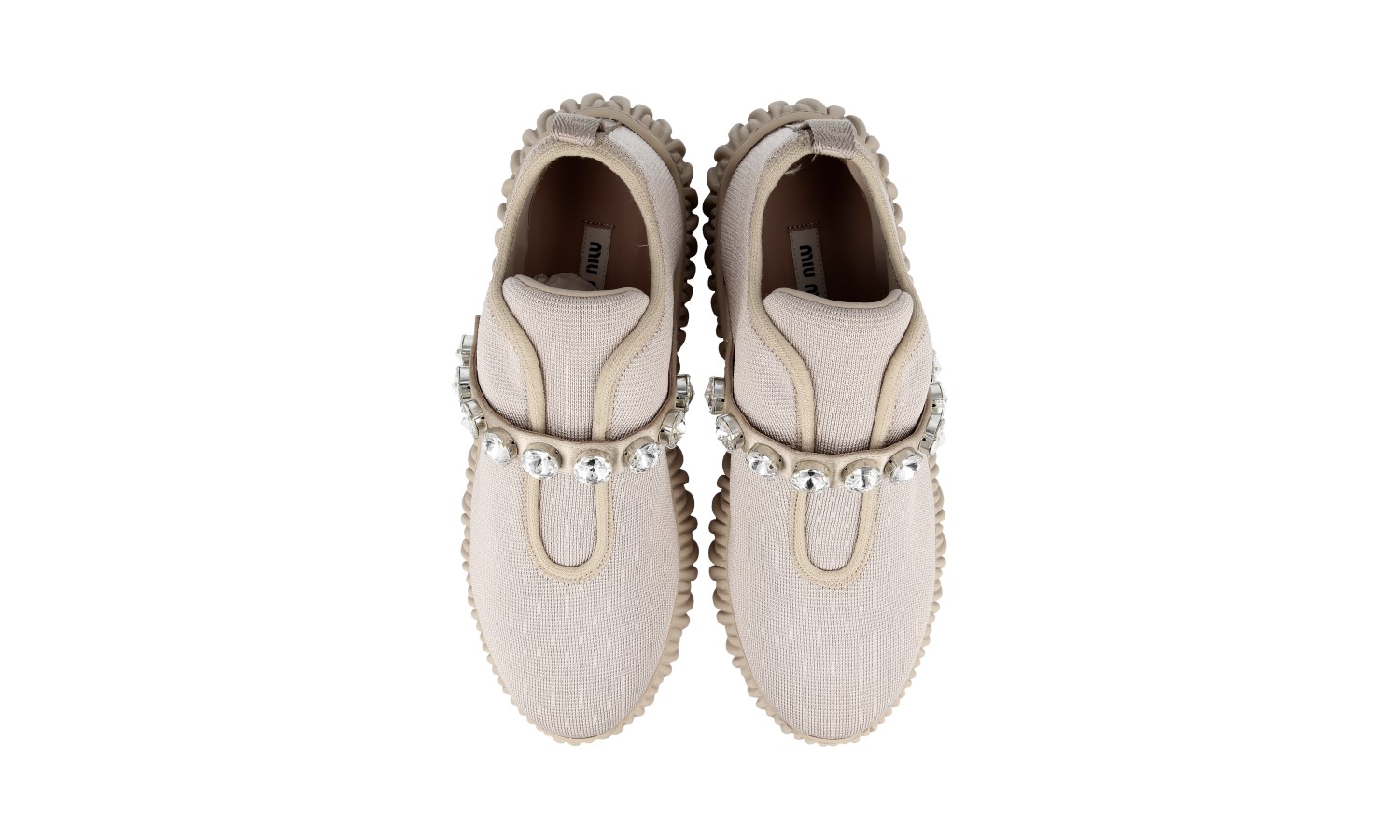 MIU MIU by PRADA Chunky Slip On Sneakers 5S376D Matelasse MIU MIU by PRADA Chunky Slip On Sneakers 5S376D Matelasse