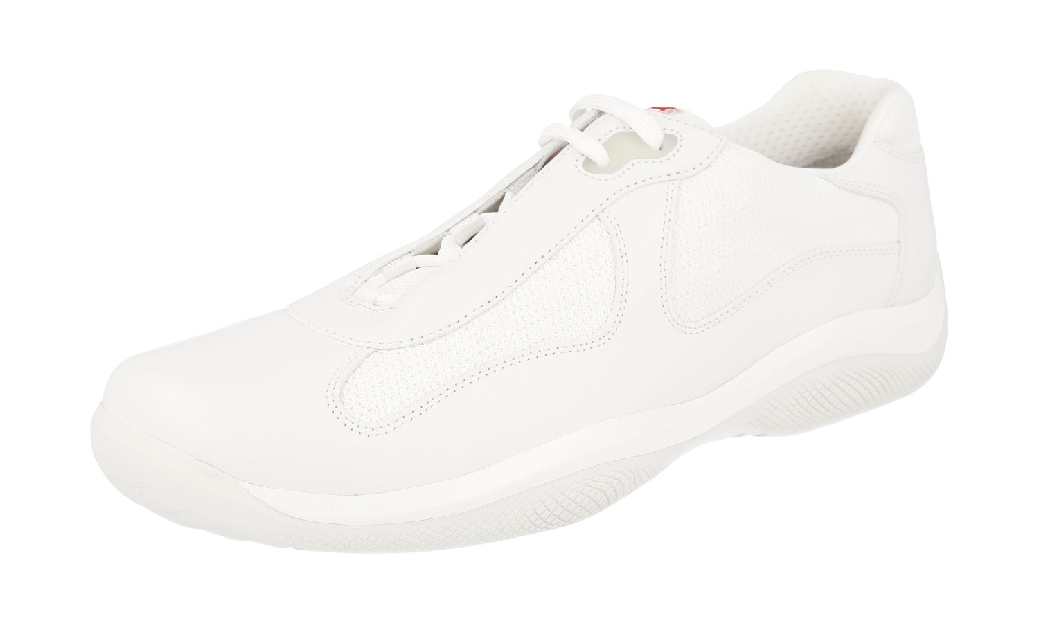 AUTH LUXURY PRADA AMERICAS CUP SNEAKERS SHOES PS0906 WHITE US 10.5 EU