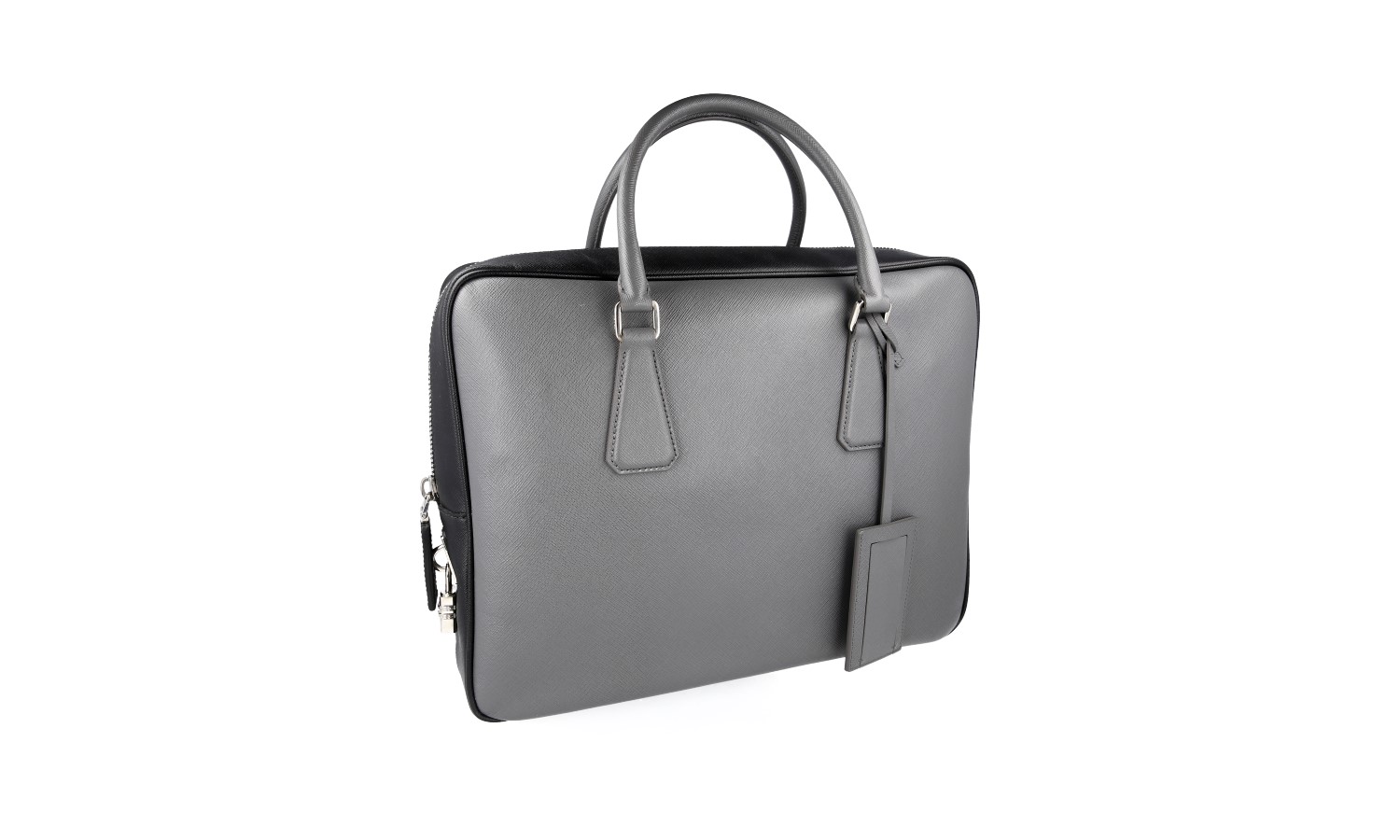 バッグ Prada Briefcase Prada Saffiano Leather Briefcase | Black | FARFETCH